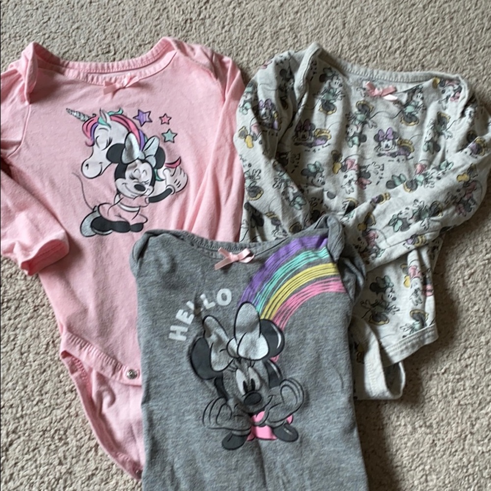 Minnie Mouse onesies